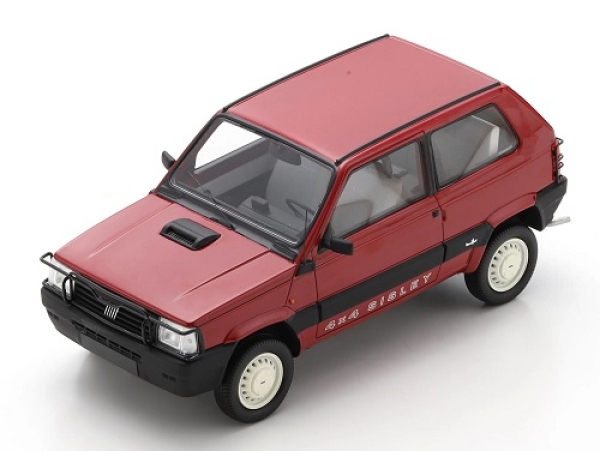 18U00110 Fiat Panda 4x4 1989 red 1:18